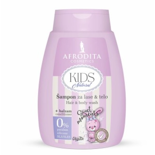 AFRODITA KIDS NATURAL ŠAMPON ZA KOSU I TELO+BALZAM - Online Apoteka AFRODITA KIDS NATURAL ŠAMPON ZA KOSU I TELO+BALZAM